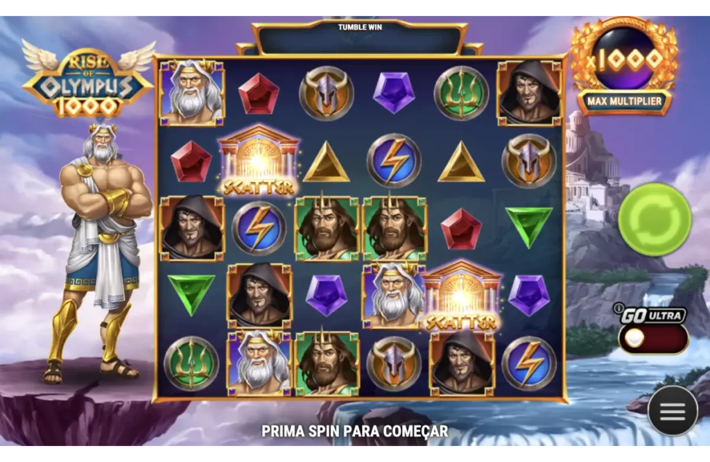 Como funciona Rise of Olympus 1000