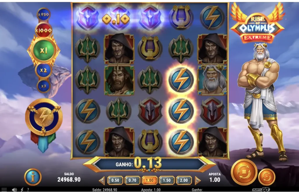 Como funciona Rise of Olympus Extreme